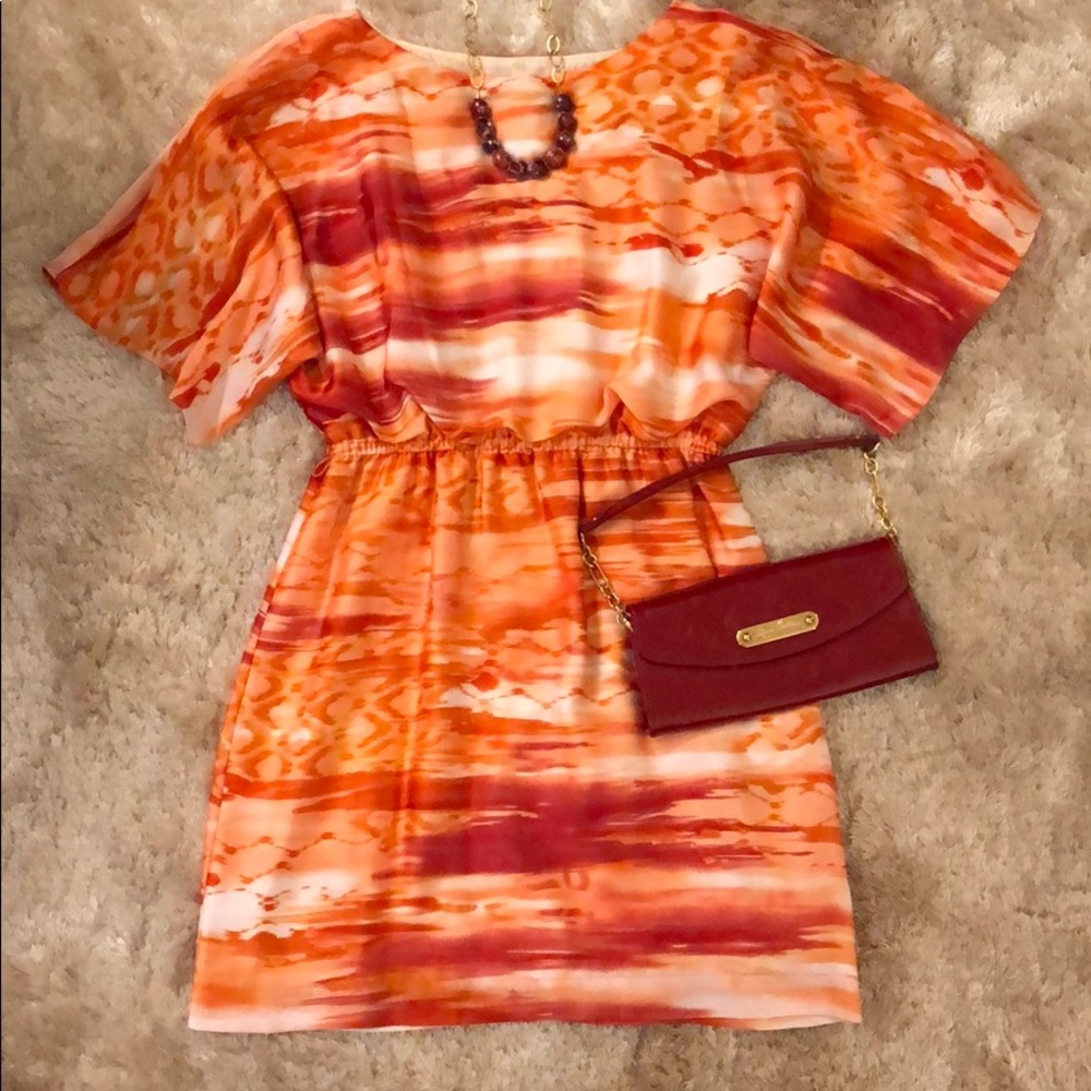Gorgeous sorbet-like Eliza J dress
